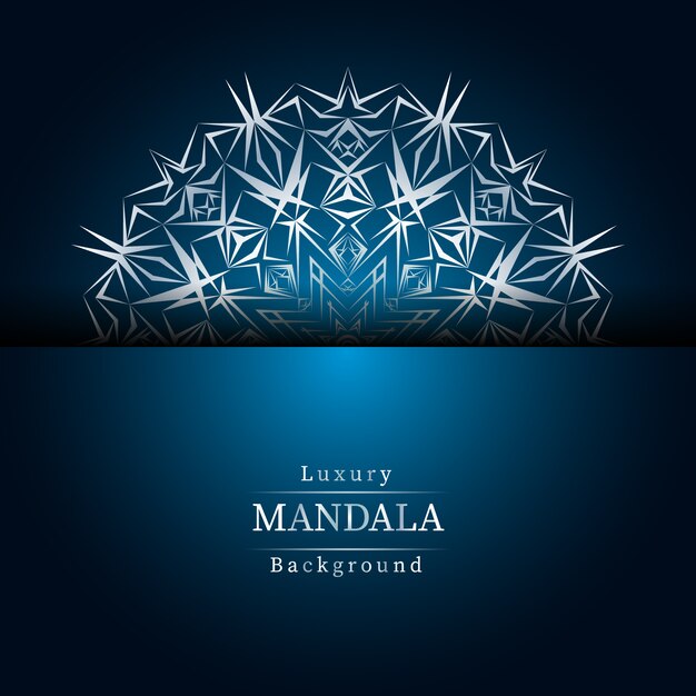 Luxury ornamental mandala design