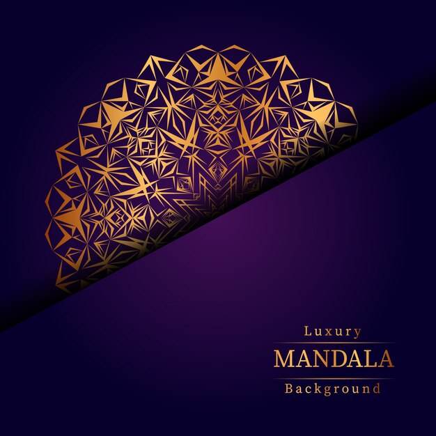 Luxury ornamental mandala design