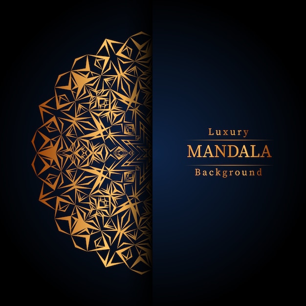 Luxury ornamental mandala design