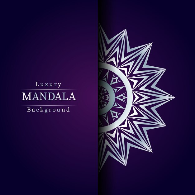 Luxury ornamental mandala design