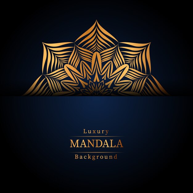 Luxury ornamental mandala design