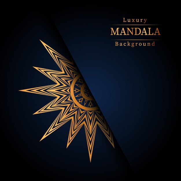 Mandala ornamentale di lusso