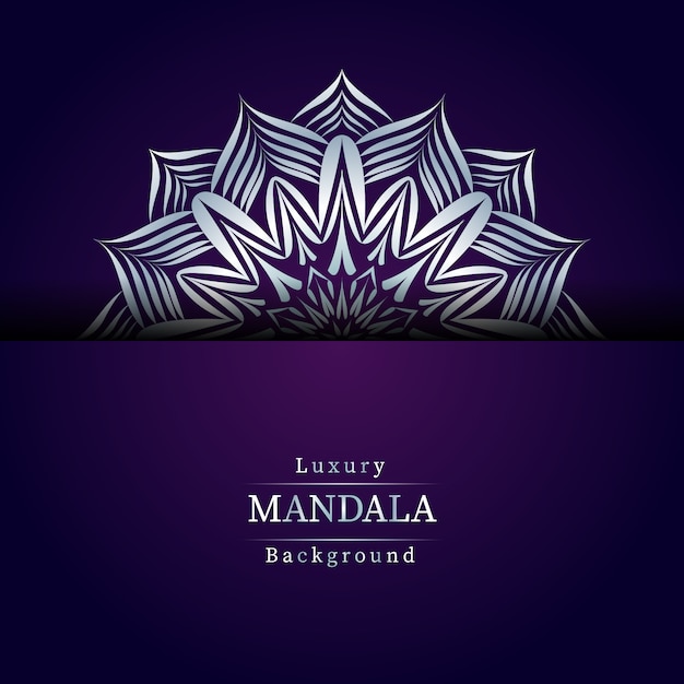 Luxury ornamental mandala design