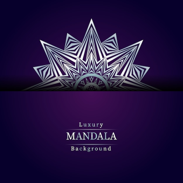 Luxury ornamental mandala design