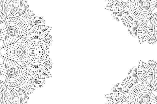 Luxury ornamental mandala design.