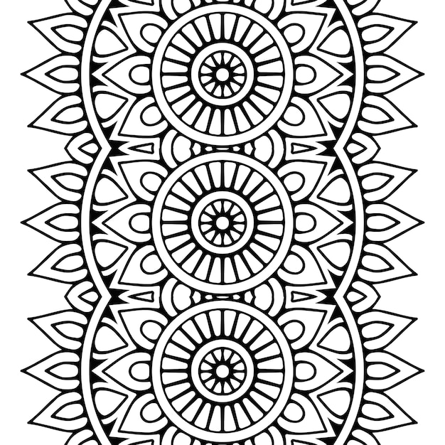 Luxury ornamental mandala design