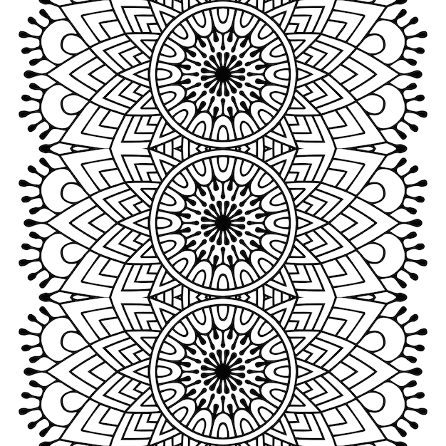 Luxury ornamental mandala design 