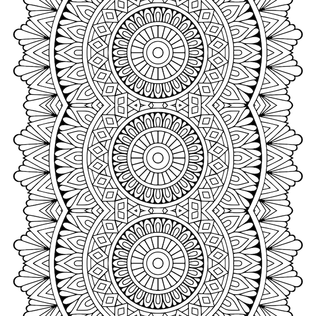 Luxury ornamental mandala design