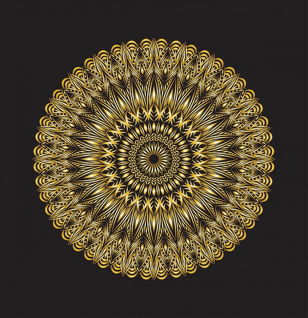Mandala ornamentale di lusso