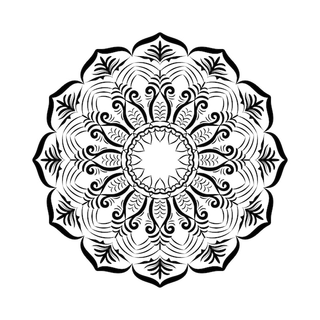 Design di lusso ornamentale mandala