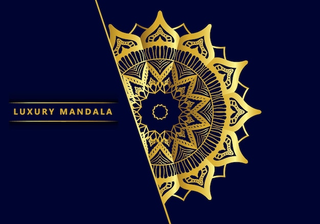 Design mandala ornamentale di lusso