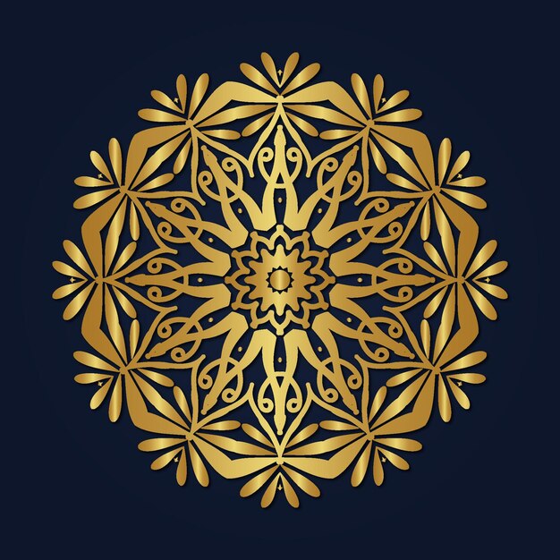 Luxury ornamental mandala design