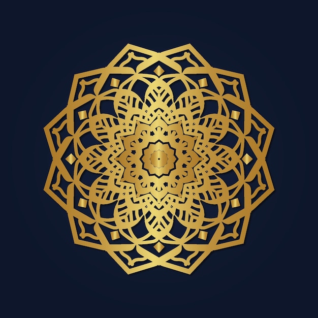 Luxury ornamental mandala design