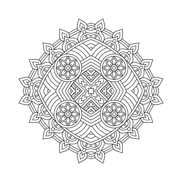 Luxury ornamental mandala illustration