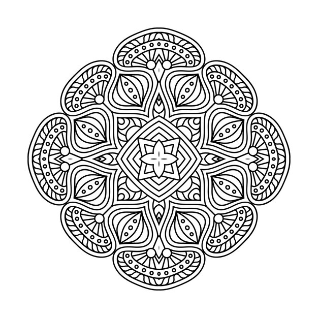 Luxury ornamental mandala illustration