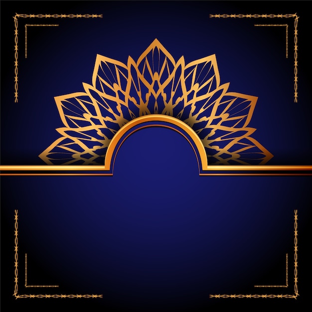 luxury ornamental mandala islamic background, arabesque style.