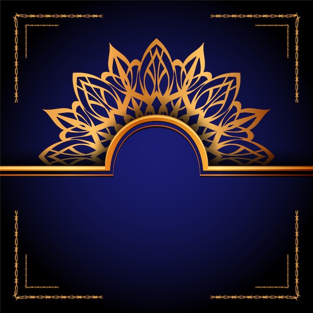 luxury ornamental mandala islamic background, arabesque style.
