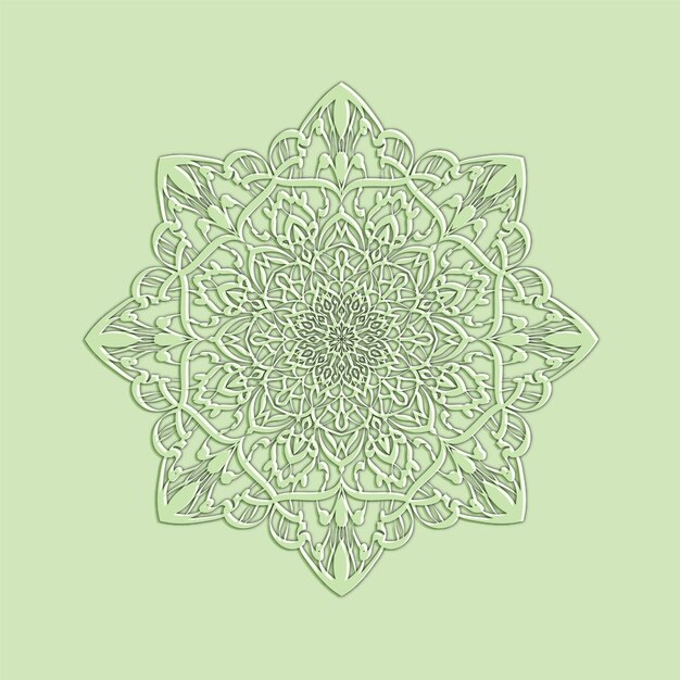 Luxury Ornamental Mandala Islamic Background with Arabesque Motif