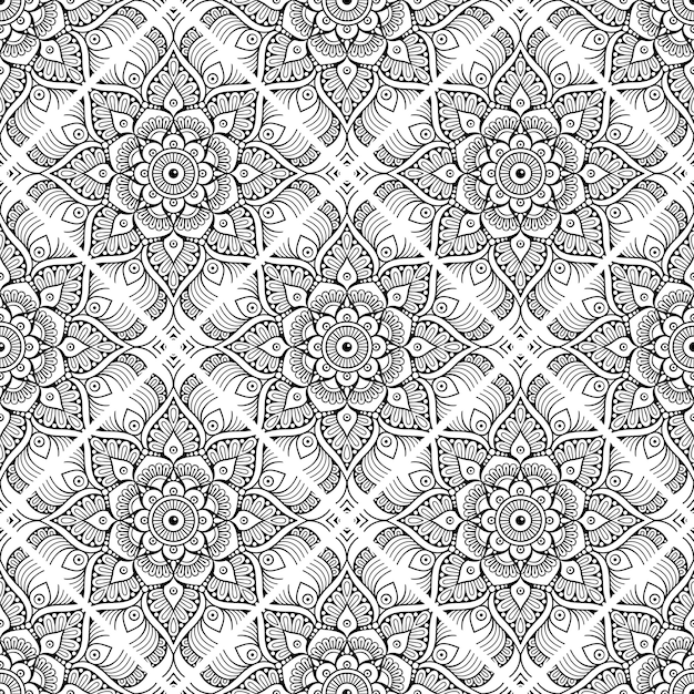 Luxury ornamental mandala pattern background