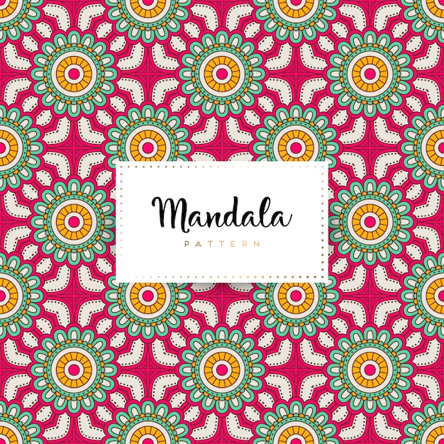 Luxury ornamental mandala pattern background