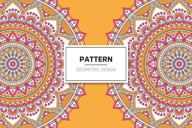 Luxury ornamental mandala pattern design  