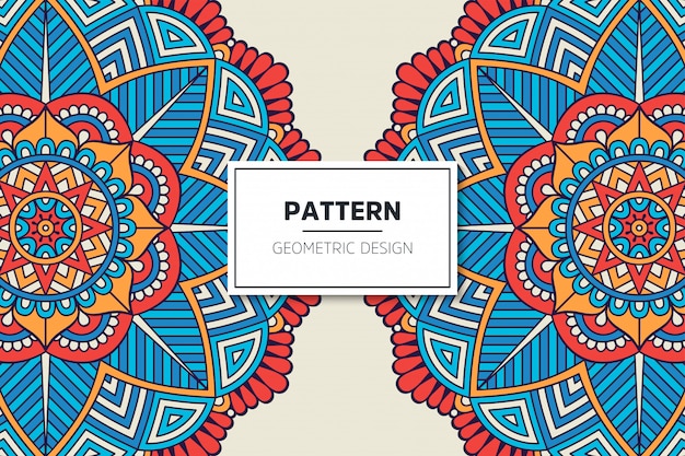 Luxury ornamental mandala pattern design  