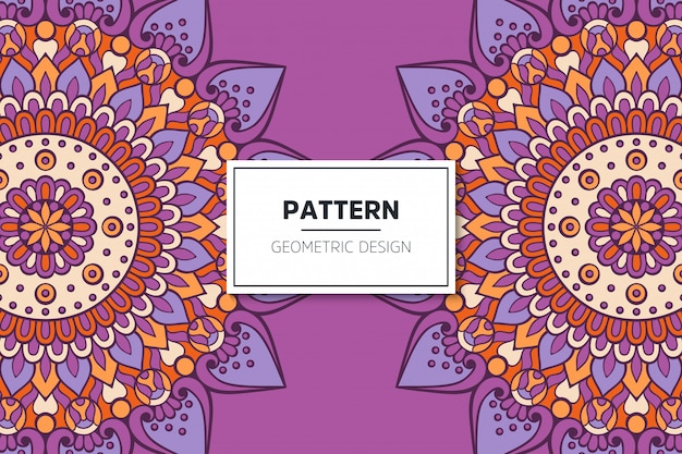 Luxury ornamental mandala pattern design  