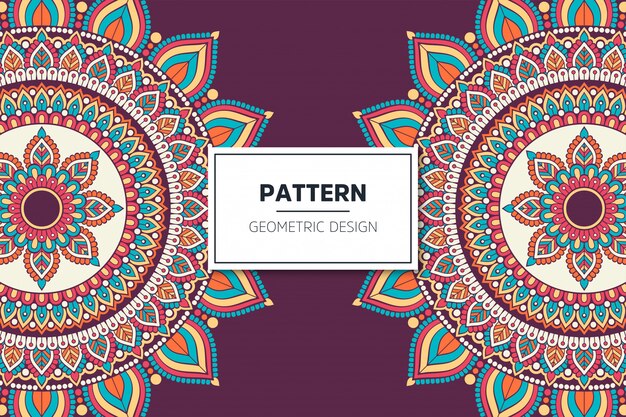 Luxury ornamental mandala pattern design  