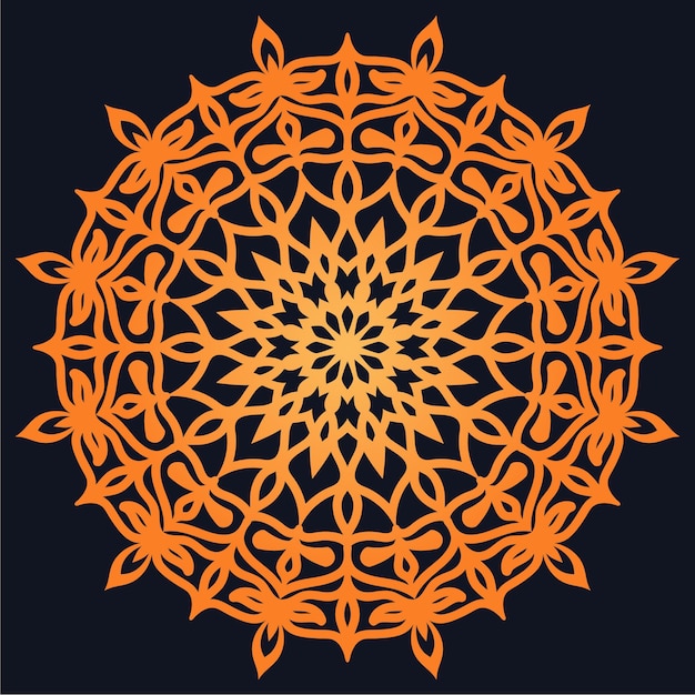 Luxury ornamental mandala pattern design