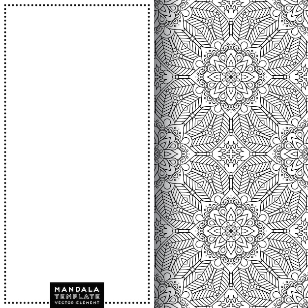 Luxury ornamental mandala pattern