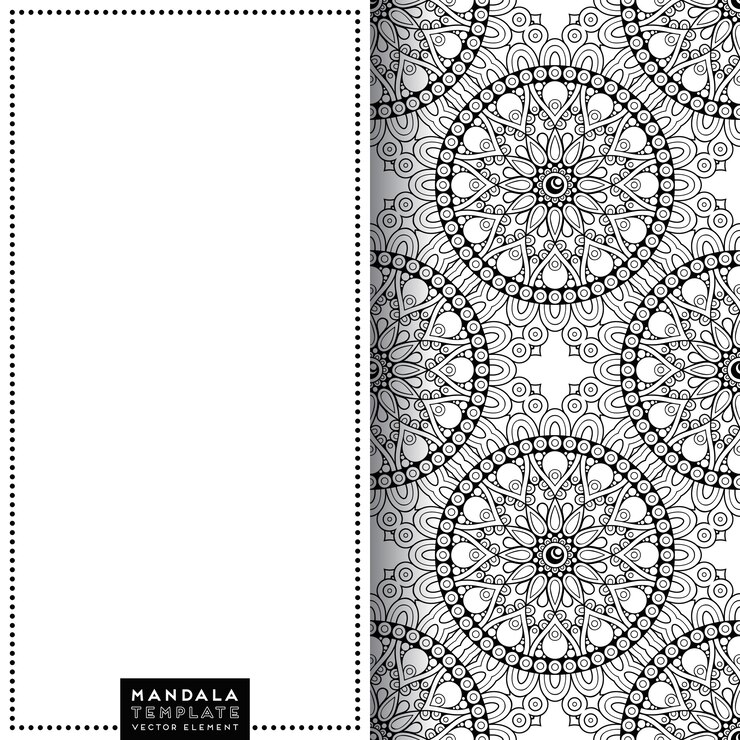 Vector luxury ornamental mandala pattern