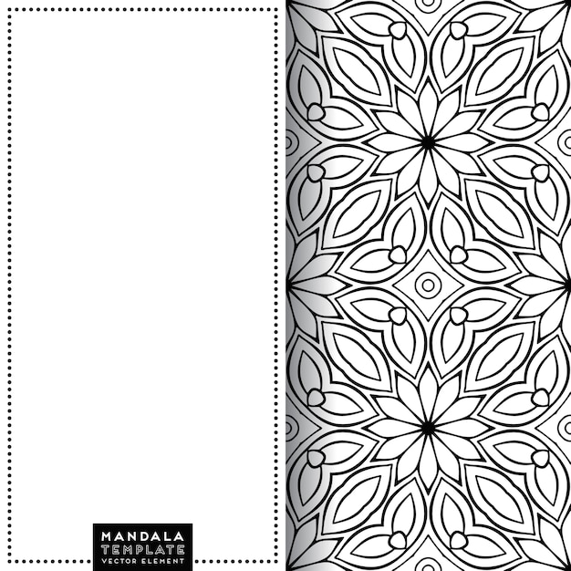 Luxury ornamental mandala pattern