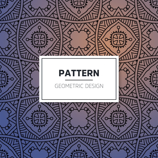 Luxury ornamental mandala seamless pattern