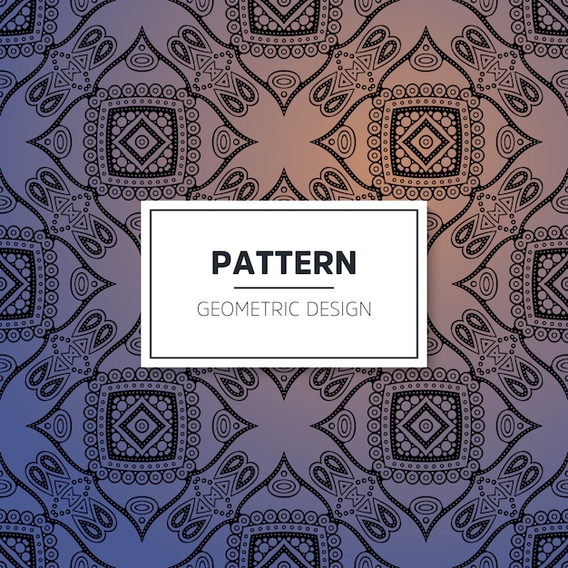 Luxury ornamental mandala seamless pattern