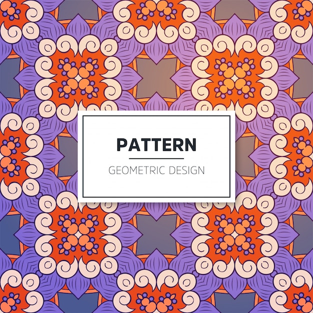 Luxury ornamental mandala seamless pattern