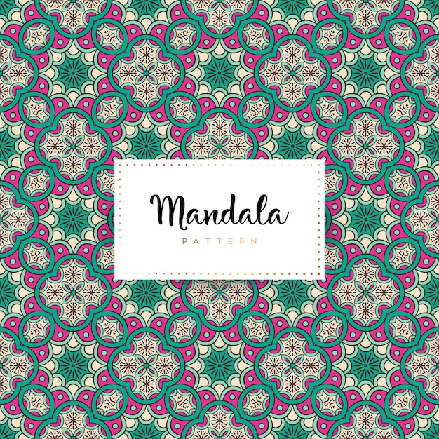 Luxury ornamental mandala seamless pattern