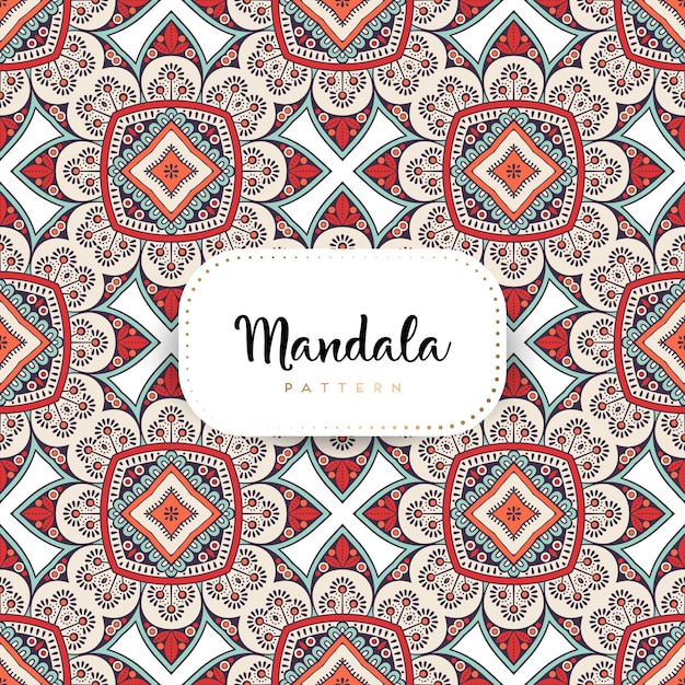 Luxury ornamental mandala seamless pattern