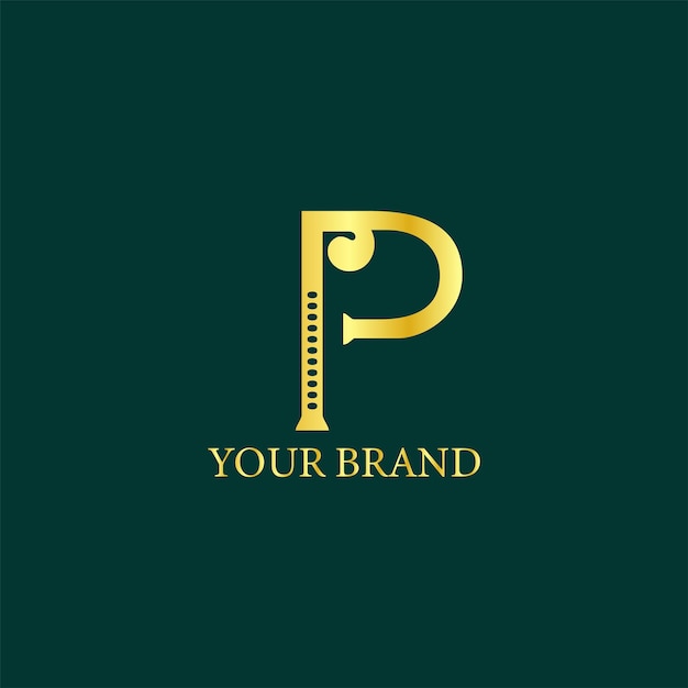 Luxury P Logo Design Template