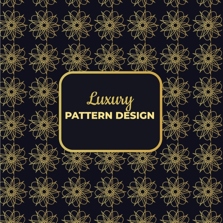वेक्टर luxury pattern design template for cloth