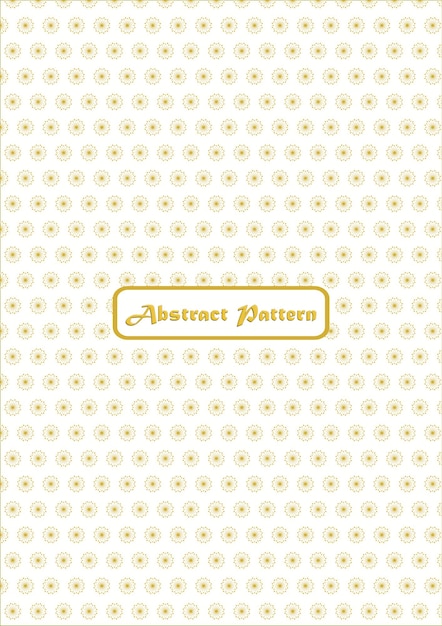 Vector a luxury pattern with white background