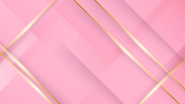 Premium Vector | Luxury pink gold abstract background vector ...