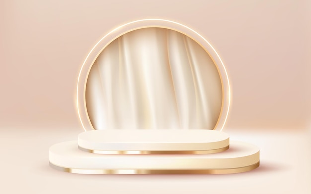 luxury podium 3d