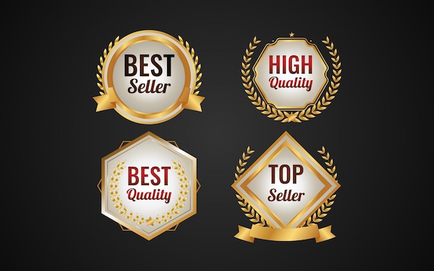 Luxury premium badges and labels design