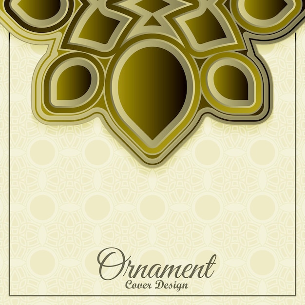 Luxury premium ornament pattern background