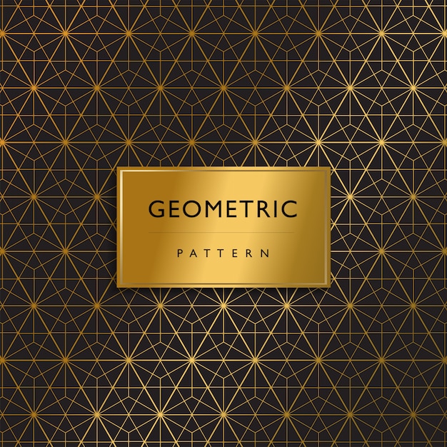 Vector luxury premium pattern design geometric