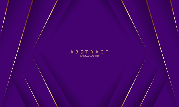 Luxury premium purple background and gold line