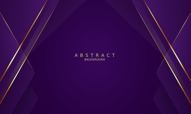 luxury premium purple background and gold line