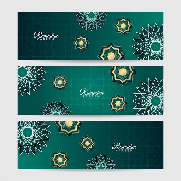 Luxury ramadan background with dark green arabesque pattern arabic islamic east style Decorative design for print poster cover brochure flyer banner