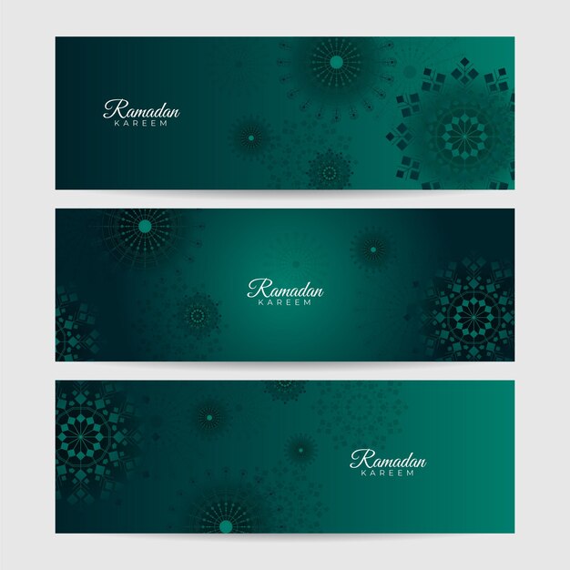 Vector luxury ramadan background with dark green arabesque pattern arabic islamic east style decorative design for print poster cover brochure flyer banner