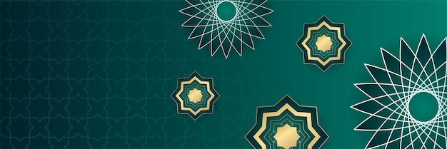 Luxury ramadan background with dark green arabesque pattern arabic islamic east style decorative design for print poster cover brochure flyer banner